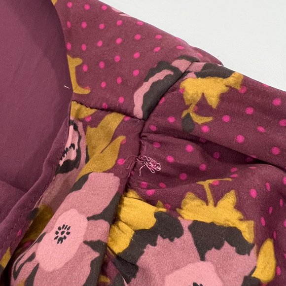 Free People Women's Dress 12 Morning Light Mini Floral Dress Purple 12 - Picture 5 of 9